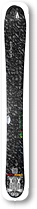 Lyže snowblade WEX Mini Rodeo 99 - Stone - volba vázání v detailu lyží