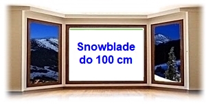Lyže snowblade do 1m >