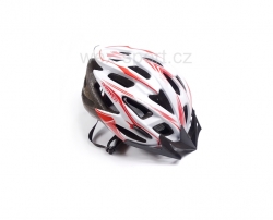 Cyklistická helma - přilba BROTHER - L - červenobílá - CSH88