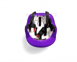 Použitá skořepinová helma - dětská - fialová 56