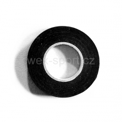 Sportovní, ochranná a čistící páska - textilní černá - 2,5cm x 25m