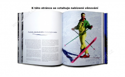 Kniha Naše hory, lyže, sníh