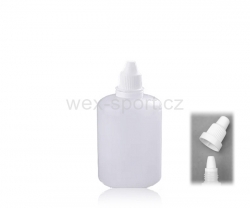 Lahvička plastová - s kapátkem - 60ml