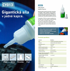 Rychloschnoucí lepidlo ILLBRUCK CYD13 - 20g