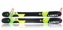 Lyže snowblade LUSTI SS 100 - II jakost