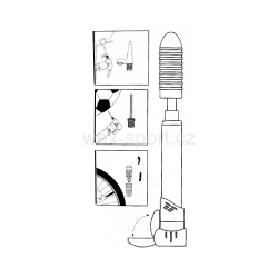 Pumpička na kola - koloběžky - UNIVERSAL COMPACT