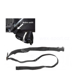 Pojistné řemínky pro lyže snowblade se sponou