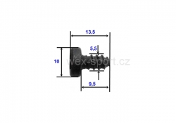 Náhradní šroub do vázání 13,5 mm