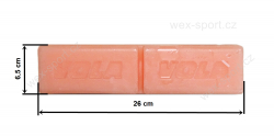 Univerzální sjezdařský vosk VOLA - růžový - 500g