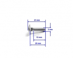 Šroub vratový - M5 x 20