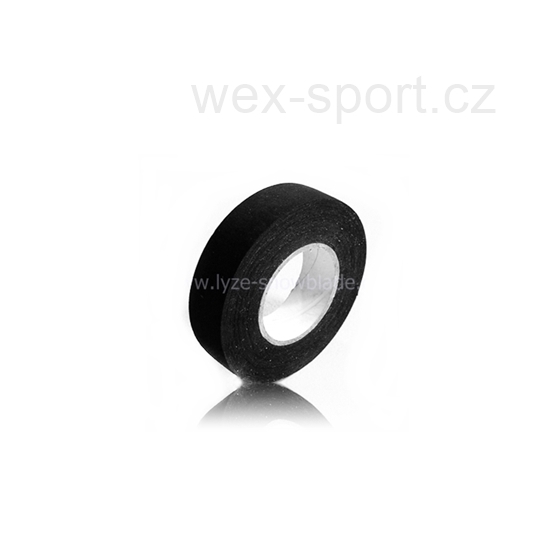Sportovní, ochranná a čistící páska - textilní černá - 2,5cm x 25m