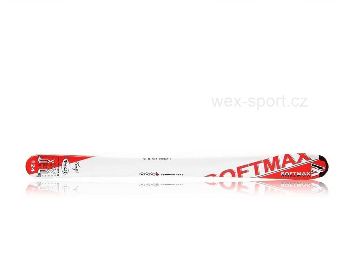 Krátké lyže WEX SoftMax 124 Cross / White-Red