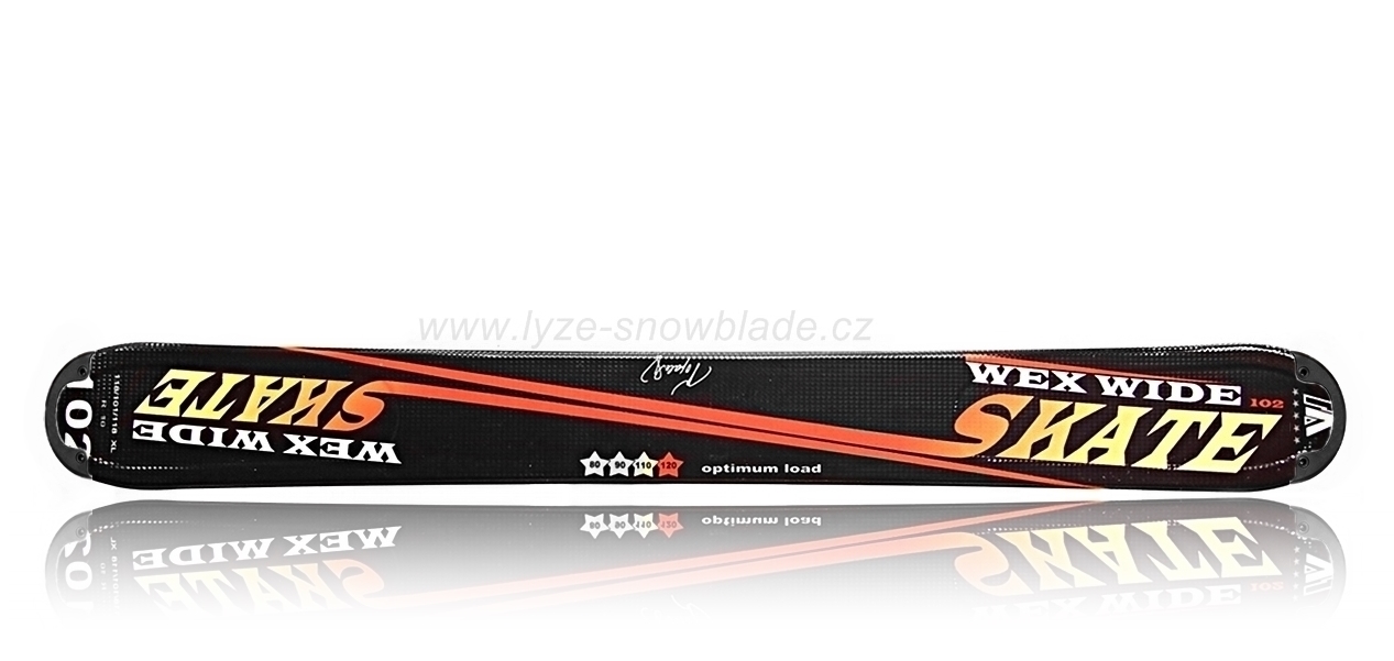 Lyže skiboard WEX Skate 102 - Black / AlpinTour