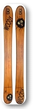 Lyže snowblade BF Woody 99 New - 23 - volba více vázání